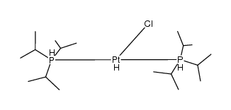 trans-PtHCl(P(i-Pr)3)2结构式