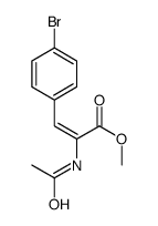 methyl 2-acetamido-3-(4-bromophenyl)prop-2-enoate Structure