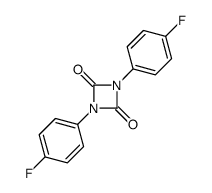 1,3-bis(4-fluorophenyl)-1,3-diazetidine-2,4-dione Structure