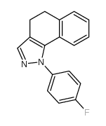 1-(4-氟苯基)-4,5-二氢-1H-苯并[g]吲唑结构式
