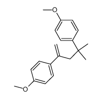 2,4-bis(4-methoxyphenyl)-4-methyl-1-pentene Structure