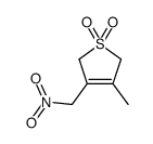 3-methyl-4-(nitromethyl)-2,5-dihydrothiophene 1,1-dioxide结构式