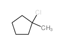 1-chloro-1-methyl-cyclopentane结构式