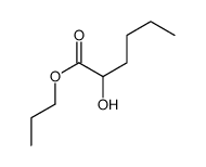 propyl 2-hydroxyhexanoate Structure