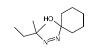 1-(2-methylbutan-2-yldiazenyl)cyclohexan-1-ol Structure