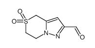 6,7-二氢-4H-吡唑并[5,1-c][1,4]噻嗪-2-甲醛 二氧化物结构式