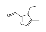 1H-Imidazole-2-carboxaldehyde,1-ethyl-5-methyl-(9CI) Structure