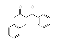 3-benzyl-4-hydroxy-4-phenylbutan-2-one Structure