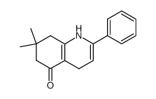 7,7-dimethyl-2-phenyl-4,6,7,8-tetrahydro-1H-quinolin-5-one Structure