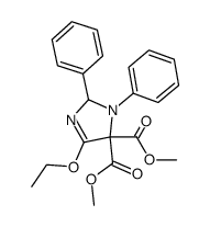 5-ethoxy-2,3-diphenyl-2,3-dihydro-imidazole-4,4-dicarboxylic acid dimethyl ester Structure