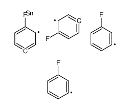 bis(3-fluorophenyl)-bis(4-fluorophenyl)stannane Structure