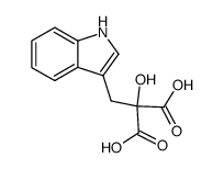 hydroxy-indol-3-ylmethyl-malonic acid结构式