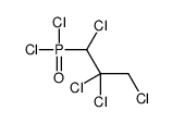 1,2,2,3-tetrachloro-1-dichlorophosphorylpropane Structure