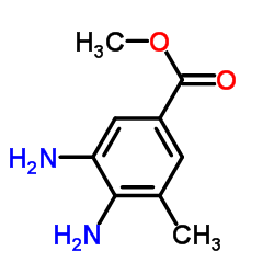 Methyl 3,4-diamino-5-methylbenzoate structure