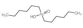 dihexylarsinic acid结构式