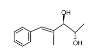 (2S,3R)-2,3-Dihydroxy-4-methyl-5-phenylpent-4-ene结构式