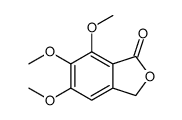 5,6,7-trimethoxy-3H-2-benzofuran-1-one Structure