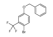 5-苄氧基-2-溴三氟甲苯结构式