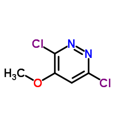 3,6-Dichloro-4-methoxypyridazine Structure