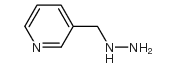 吡啶-3-亚甲基肼,1-(3-吡啶基)甲基肼结构式