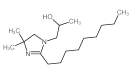 2-IMIDAZOLINE-1-ETHANOL, 2-NONYL-alha,4,4-TRIMETHYL-结构式
