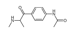 acetic acid-[4-(N-methyl-alanyl)-anilide] Structure