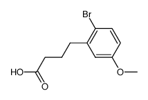γ-(2-bromo-5-methoxyphenyl)butyric acid Structure