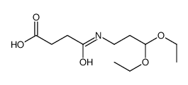 4-(3,3-diethoxypropylamino)-4-oxobutanoic acid Structure
