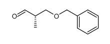 β-benzyloxy-α-methylpropionaldehyde Structure