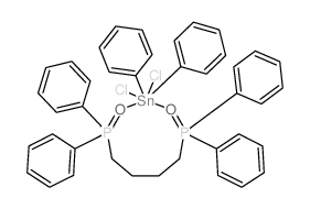 dichloro-diphenyl-stannane; (4-diphenylphosphorylbutyl-phenyl-phosphoryl)benzene Structure