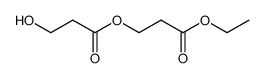 3-ethoxy-3-oxopropyl 3-hydroxypropanoate结构式