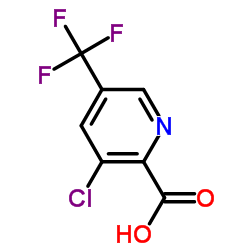 3-chloro-5-(trifluoromethyl)pyridine-2-carboxylic acid structure