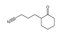 4-(2-oxocyclohexyl)butanenitrile结构式
