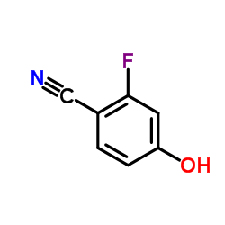 2-氟-4-羟基苯腈结构式