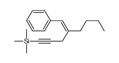 4-benzylideneoct-1-ynyl(trimethyl)silane Structure