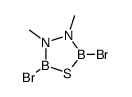 3,4-Dimethyl-1,3,4,2,5-thiadiazadiborolidin结构式