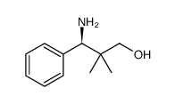 (3R)-3-Amino-2,2-dimethyl-3-phenylpropan-1-ol结构式