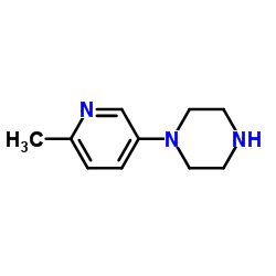 1-(6-Methyl-3-pyridinyl)piperazine structure
