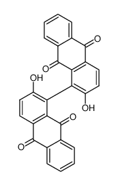 2,2'-dihydroxy-[1,1']bianthryl-9,10,9',10'-tetraone结构式