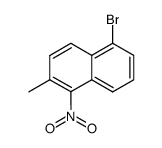 5-bromo-2-methyl-1-nitro-naphthalene Structure