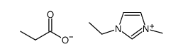 1-ethyl-3-methyl-1H-imidazol-3-ium propionate Structure