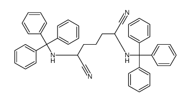 2,6-bis(tritylamino)heptanedinitrile Structure
