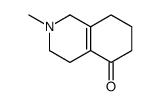 2-methyl-1,3,4,6,7,8-hexahydroisoquinolin-5-one结构式