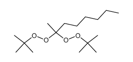 2,2-bis(tert-butylperoxy)octane结构式