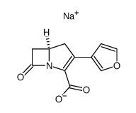 sodium (5R)-2-(3-furanyl)-1-carbapen-2-em-3-carboxylate Structure