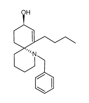 1-benzyl-7-butyl-1-azaspiro[5.5]undec-7-en-9-ol Structure