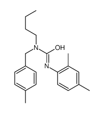 1-butyl-3-(2,4-dimethylphenyl)-1-[(4-methylphenyl)methyl]urea Structure