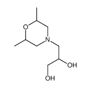 3-(2,6-dimethylmorpholin-4-yl)propane-1,2-diol Structure