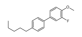 2-fluoro-1-methoxy-4-(4-pentylphenyl)benzene结构式
