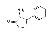 1-amino-5-phenylpyrrolidin-2-one结构式